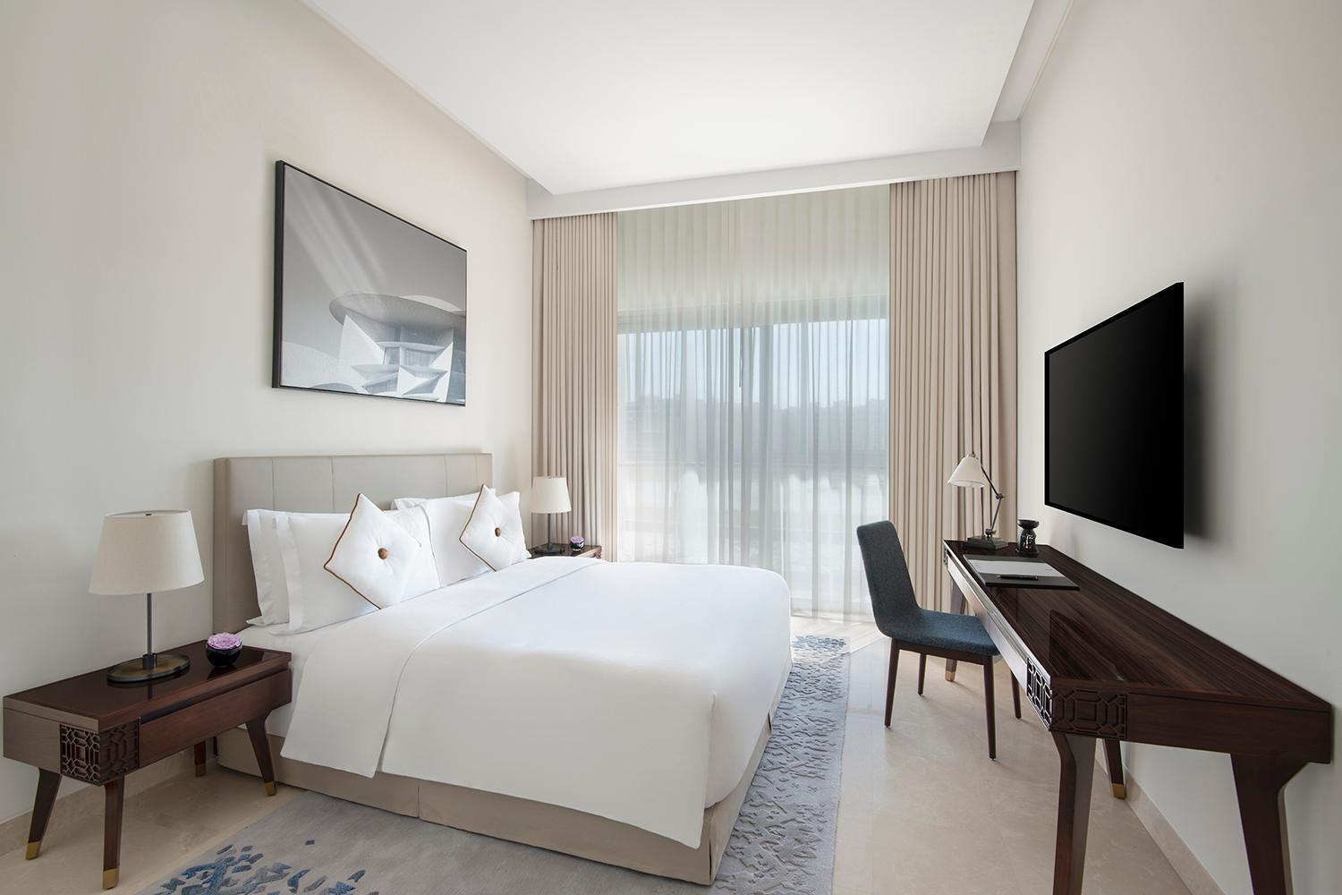 Banyan Tree Doha At La Cigale Mushaireb Quarto foto A bedroom at the hotel